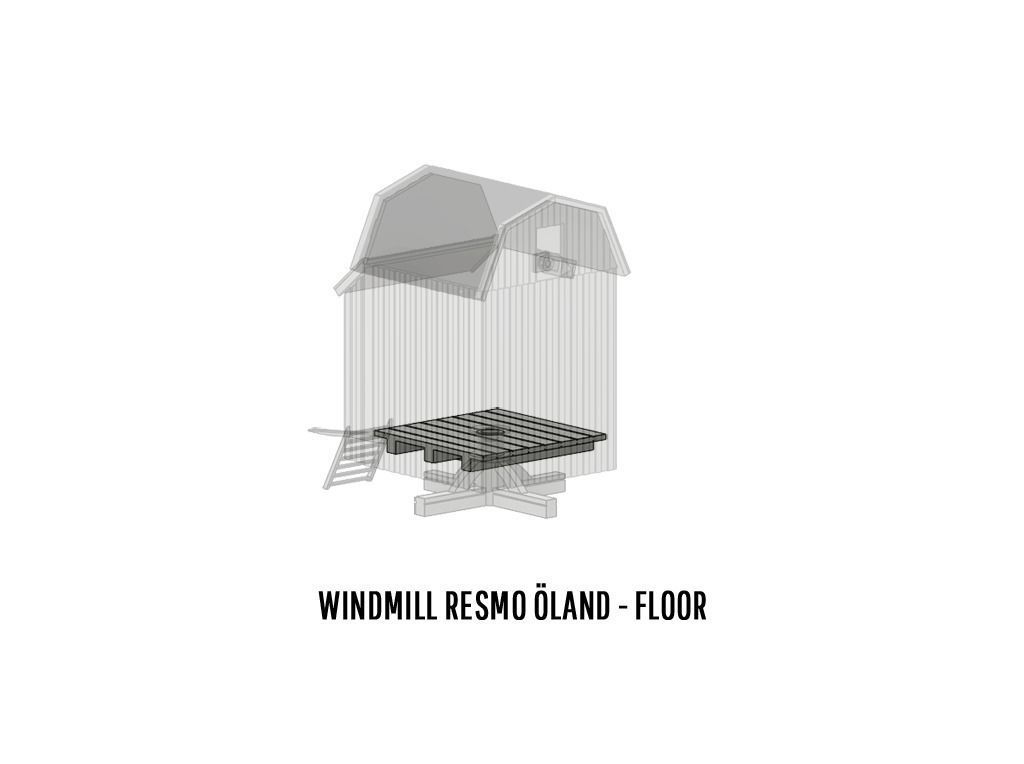 BUILD-0052 Windmill diorama set H0-scale 3D print model_16