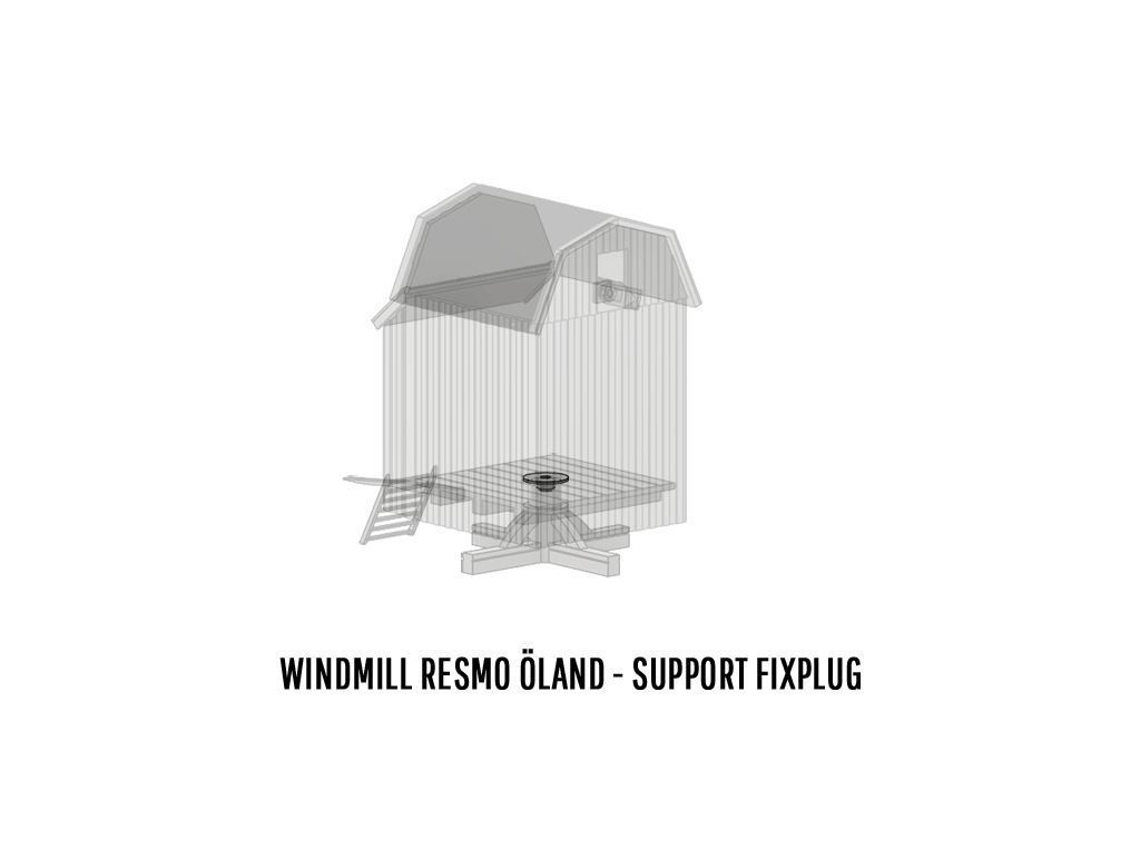 BUILD-0052 Windmill diorama set H0-scale 3D print model_15