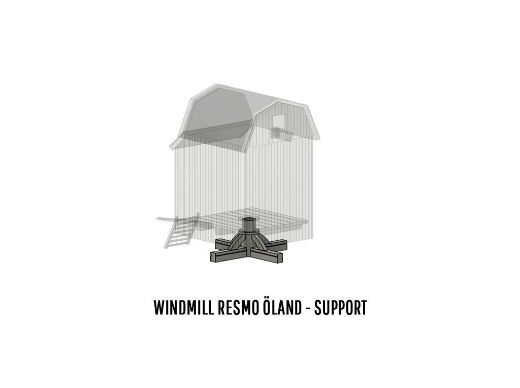 BUILD-0052 Windmill diorama set H0-scale 3D print model_17