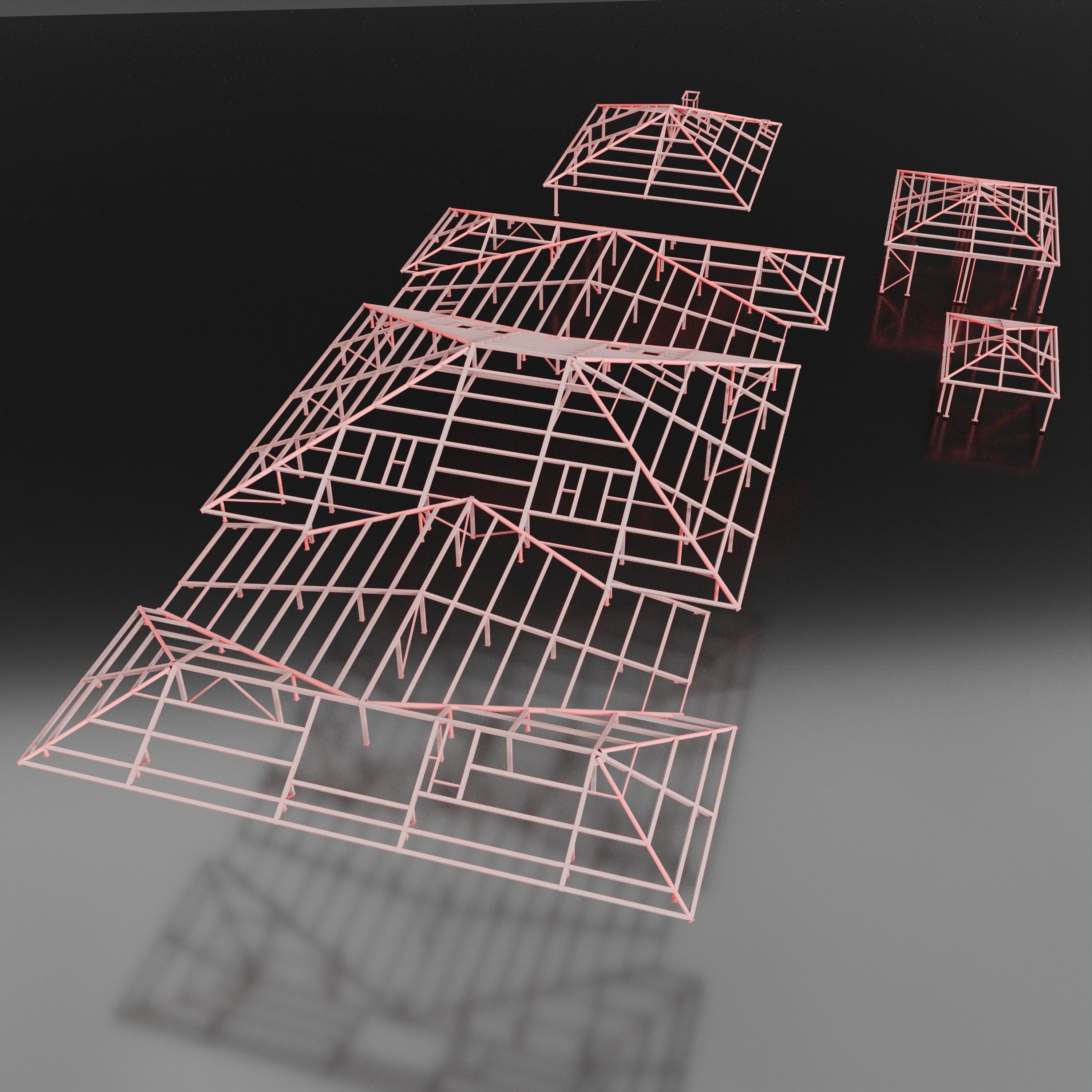 Roof Metal 3D model_1