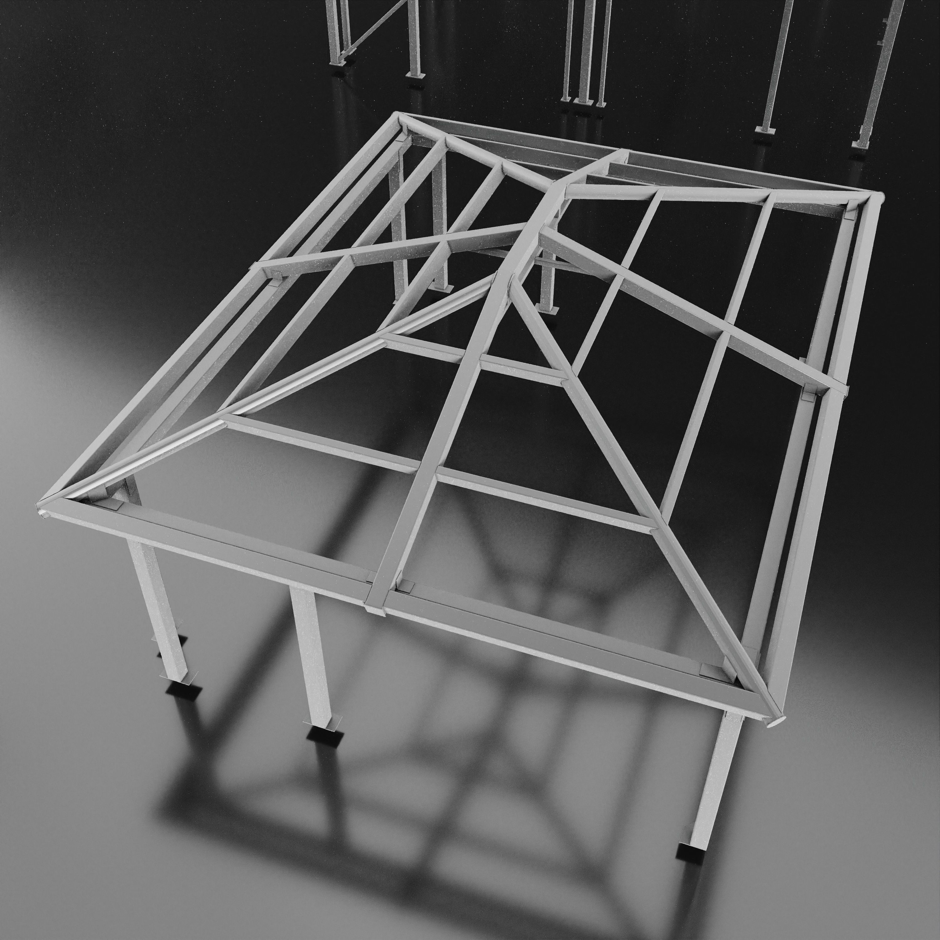 Roof Metal 3D model_9