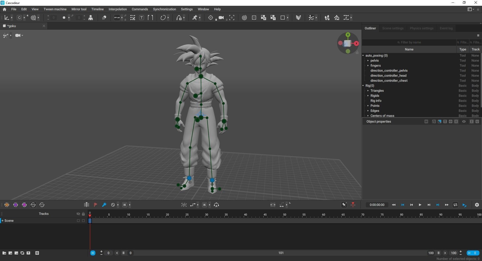 3D model Goku Dragon Ball for Blender Only VR / AR / low-poly | CGTrader