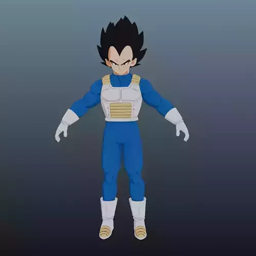 Vegeta Dragon Ball for Blender Only