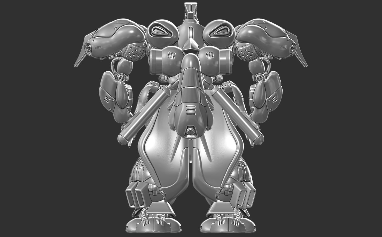 Jaguar Mobile Suit Kondo Fan Art Edition 3D print model_5