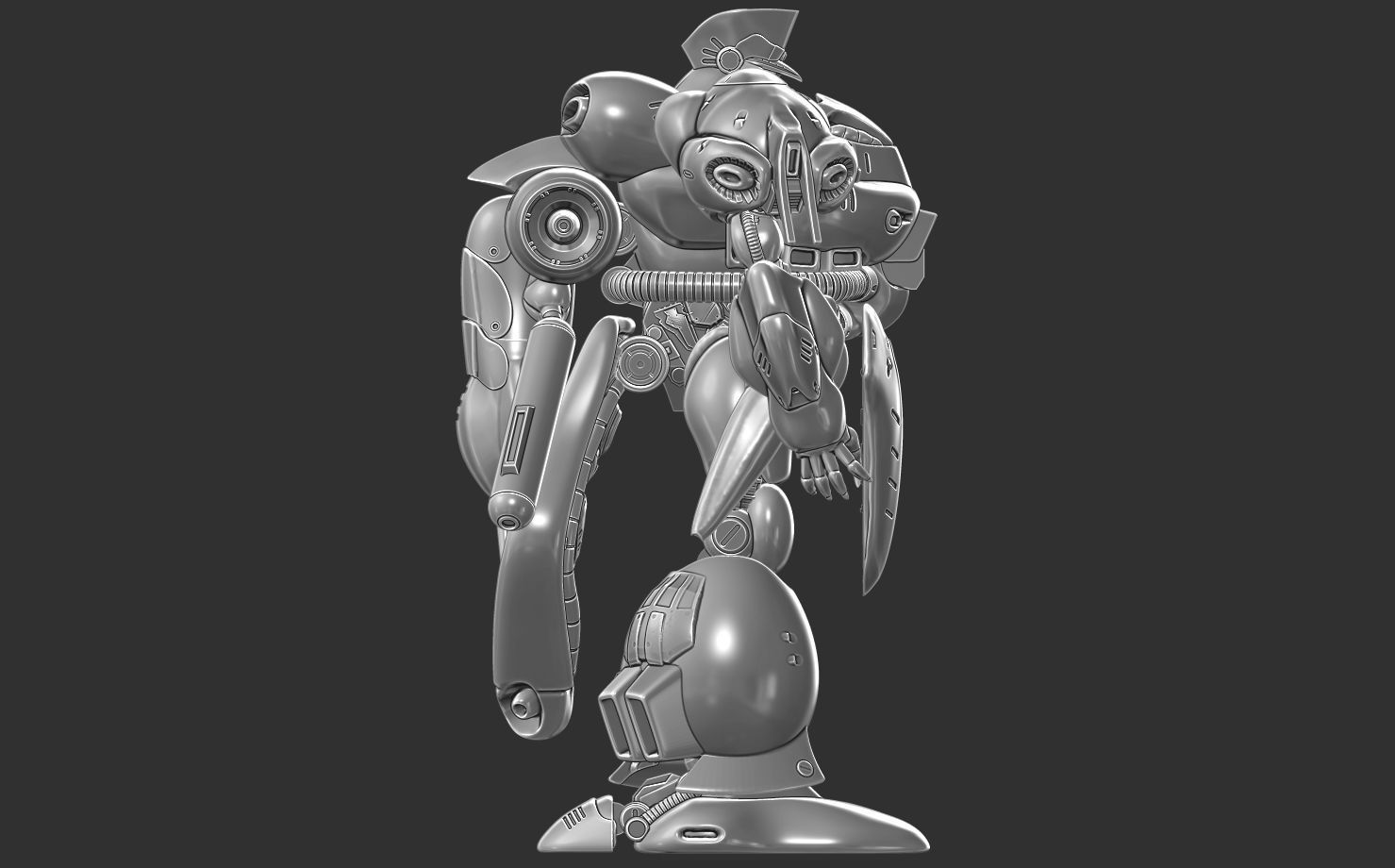 Jaguar Mobile Suit Kondo Fan Art Edition 3D print model_4