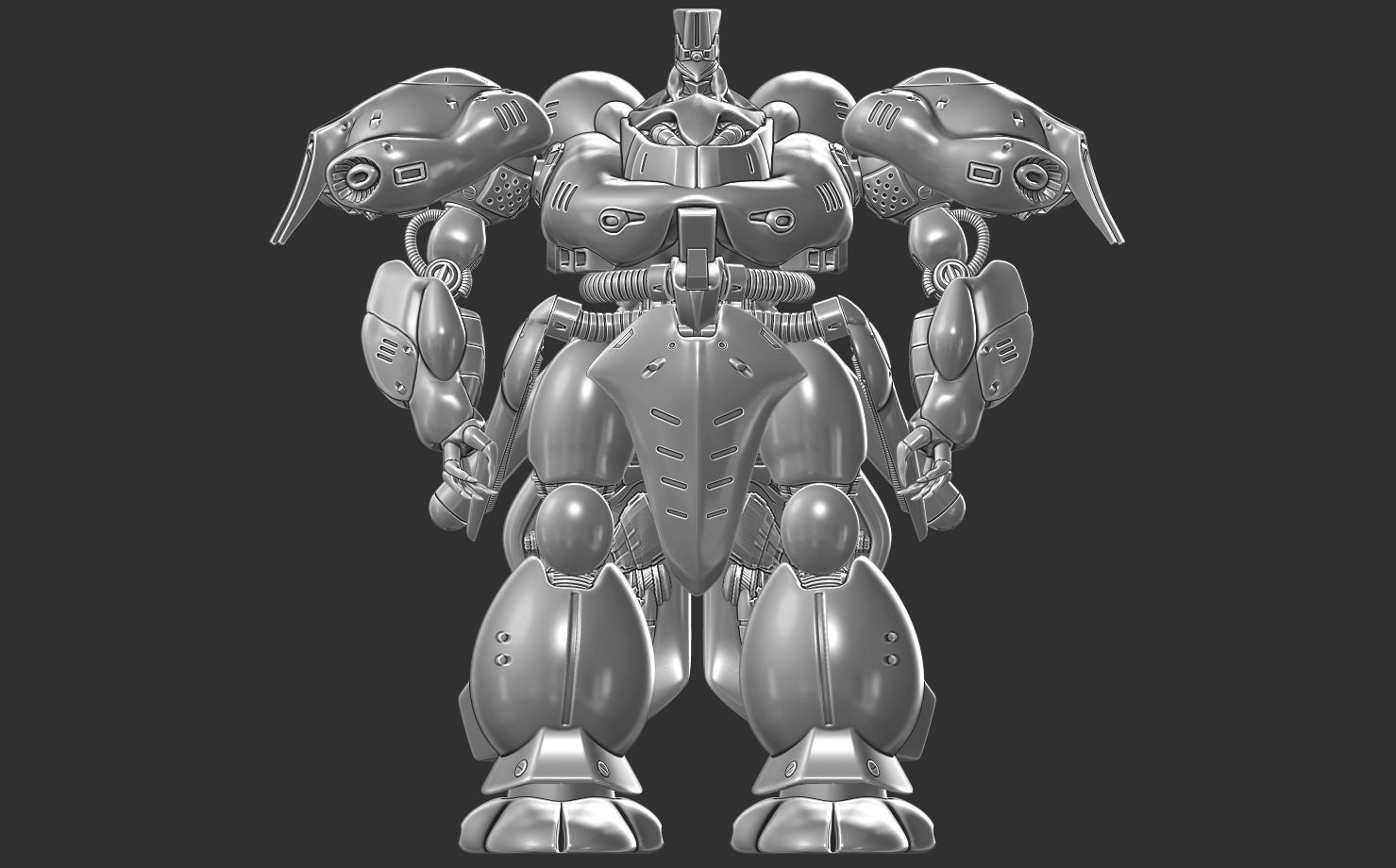 Jaguar Mobile Suit Kondo Fan Art Edition 3D print model_3