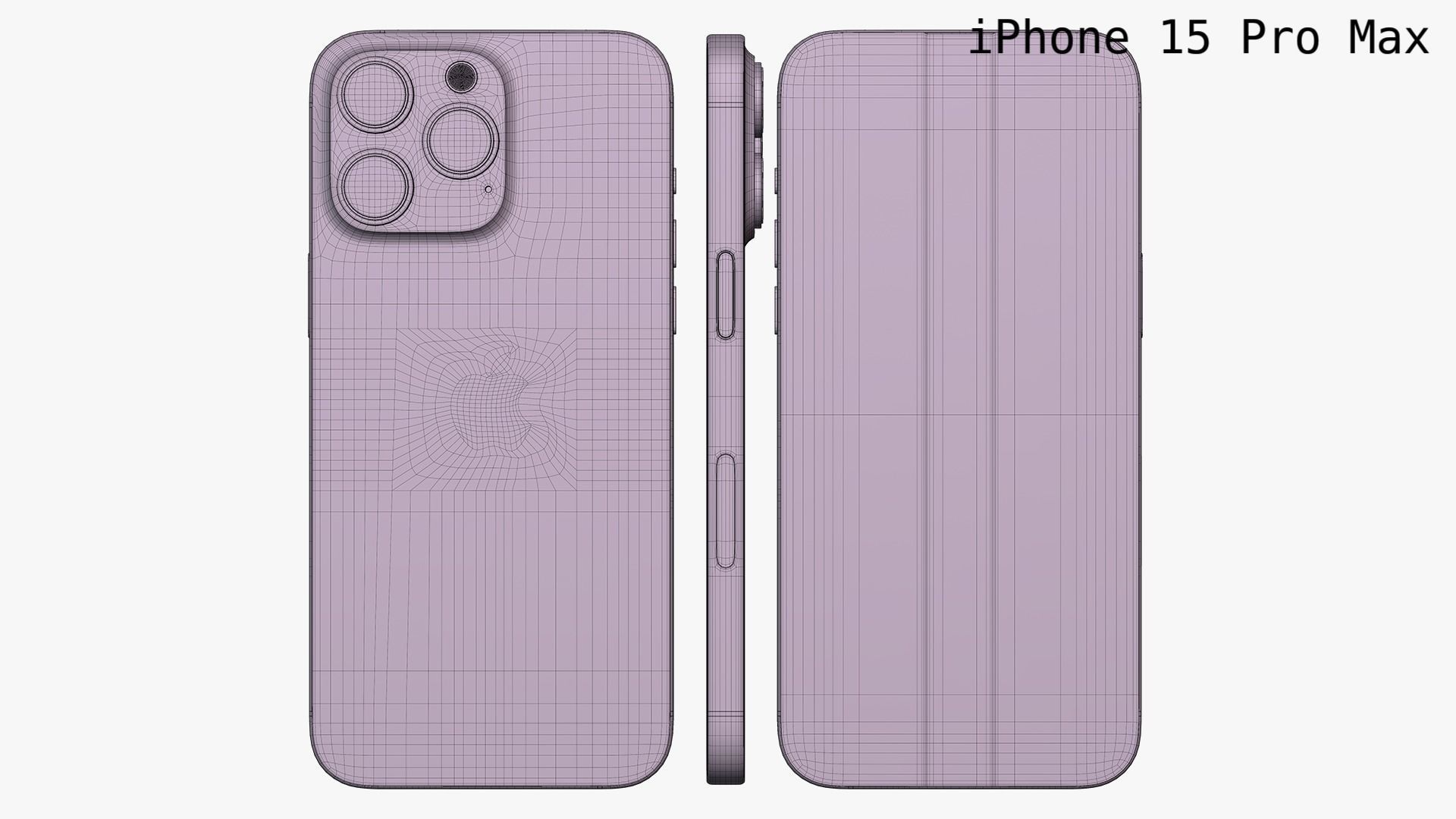 Apple iPhone 15 And 15 Plus And 15 Pro And 15 Pro Max 3D model_39