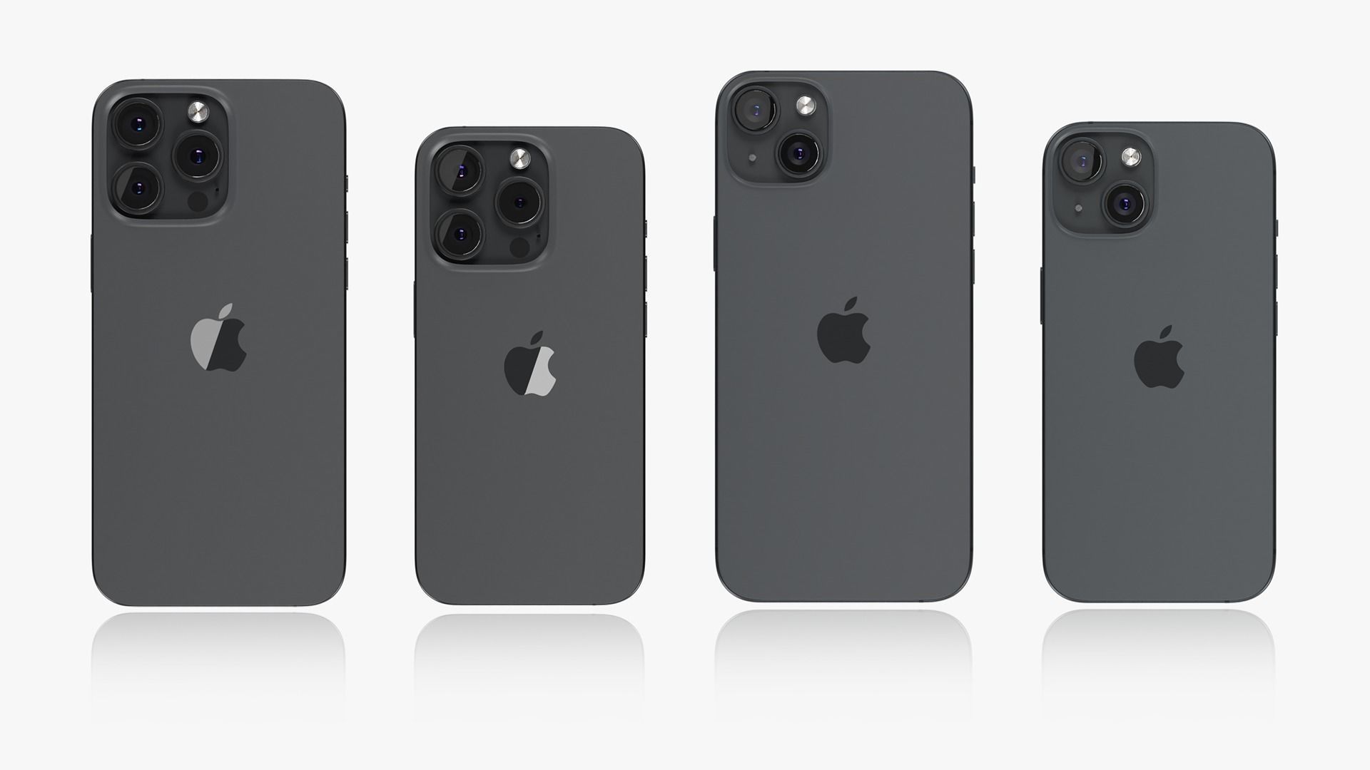 Apple iPhone 15 And 15 Plus And 15 Pro And 15 Pro Max 3D model_1