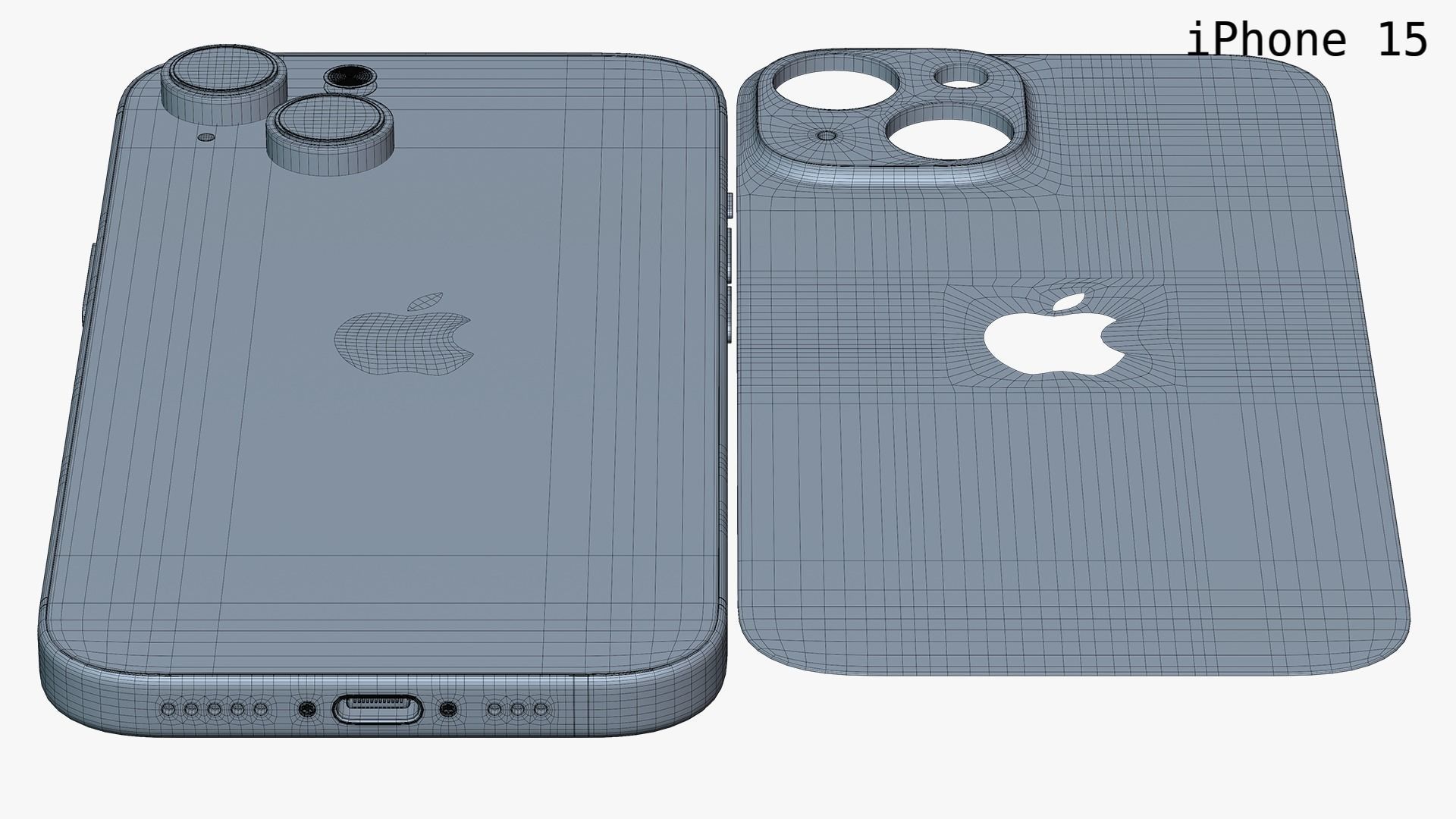 Apple iPhone 15 And 15 Plus And 15 Pro And 15 Pro Max 3D model_12