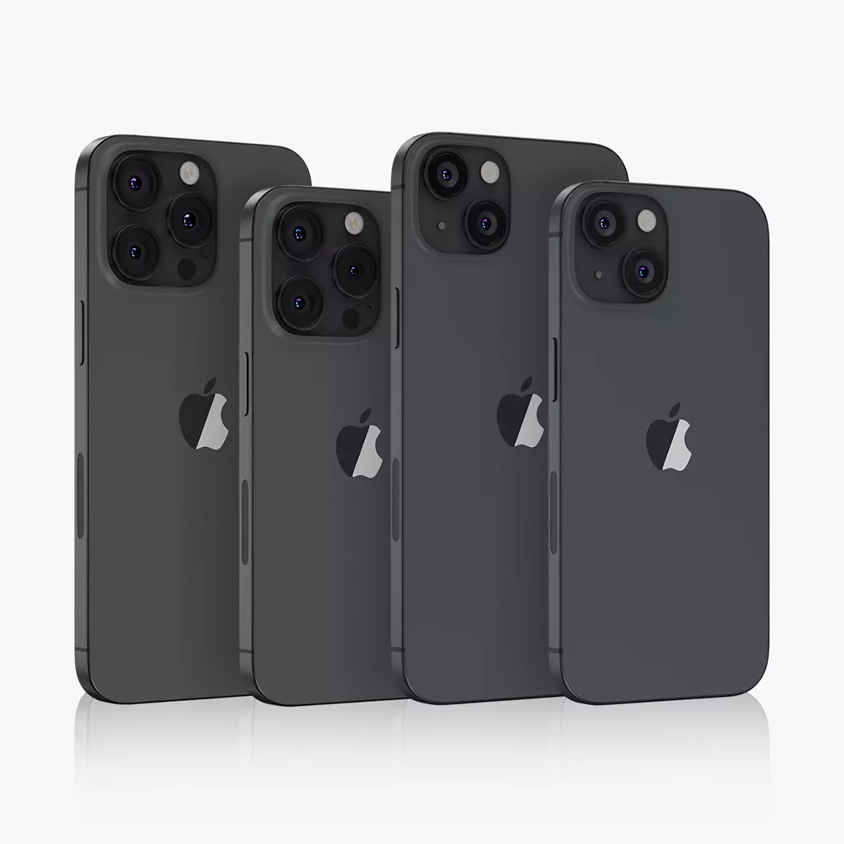 Apple iPhone 15 And 15 Plus And 15 Pro And 15 Pro Max 3D model_0