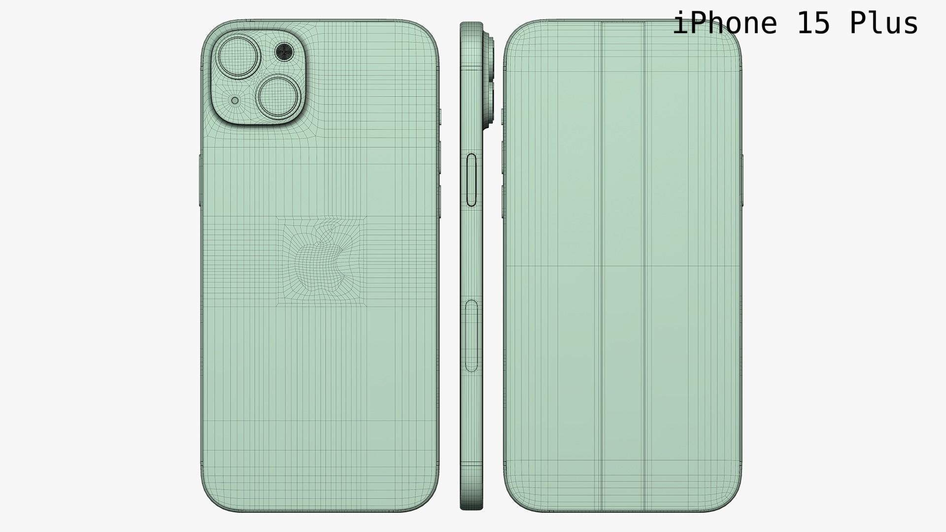 Apple iPhone 15 And 15 Plus And 15 Pro And 15 Pro Max 3D model_19