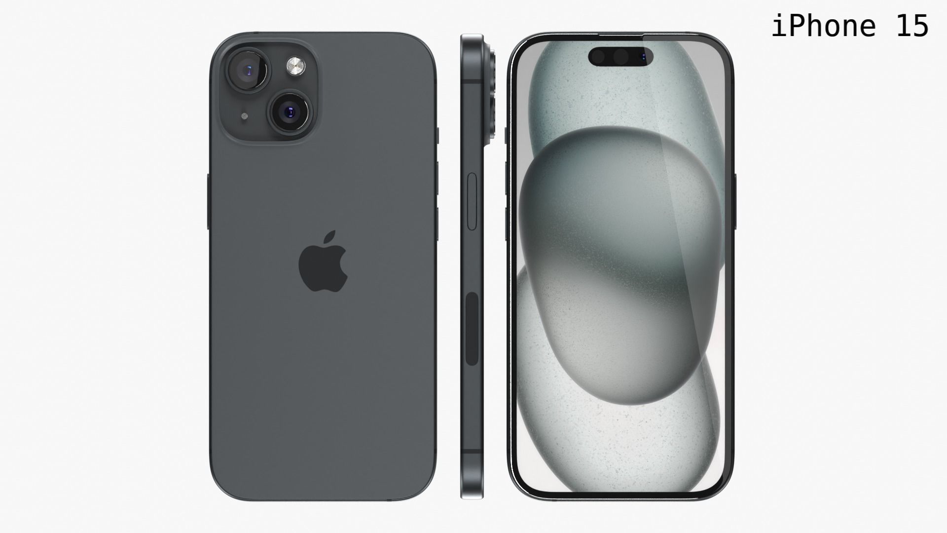 Apple iPhone 15 And 15 Plus And 15 Pro And 15 Pro Max 3D model_3