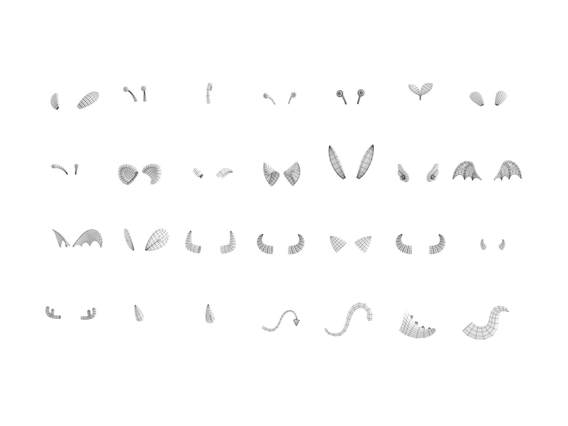 Monster Accessories Pack 3D model_38