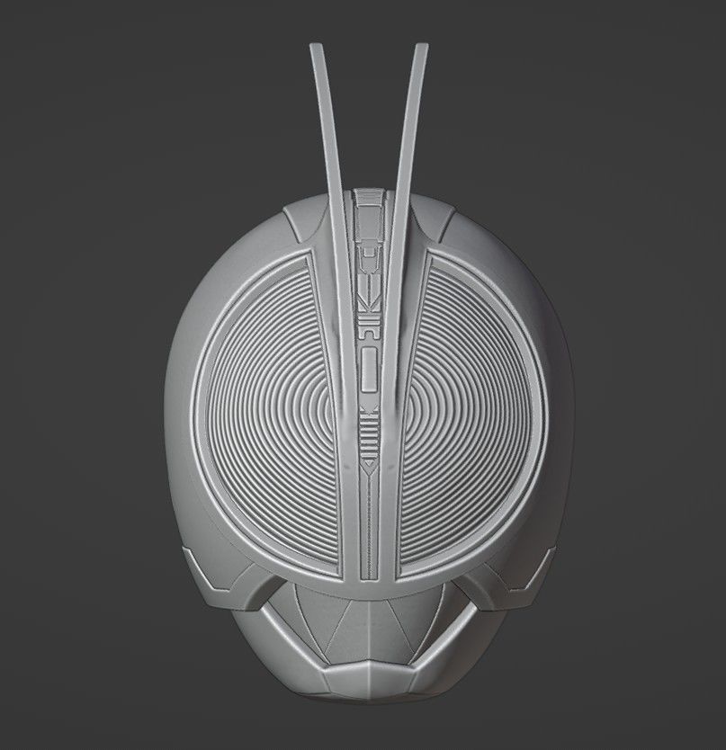 Kamen Rider Faiz Helmet 3D print model_1