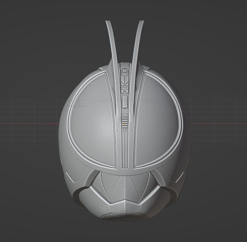 Kamen Rider Faiz Helmet 3D print model_7