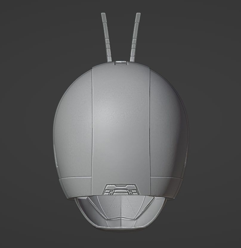 Kamen Rider Faiz Helmet 3D print model_4