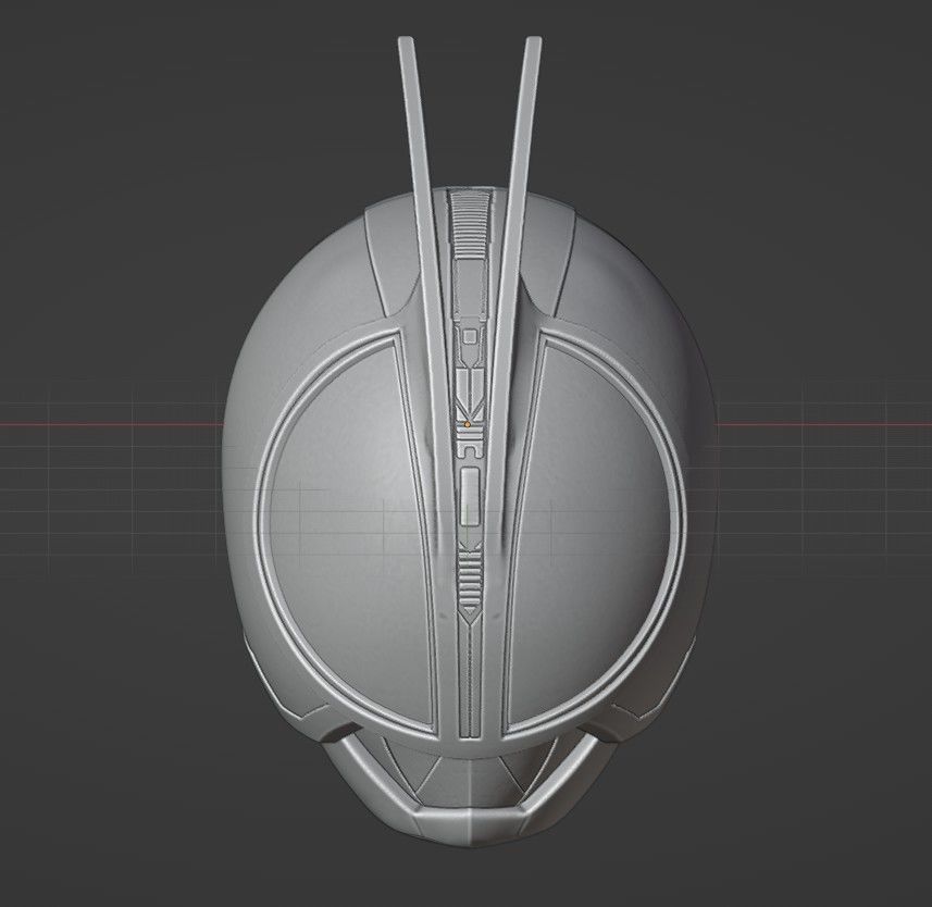 Kamen Rider Faiz Helmet 3D print model_6