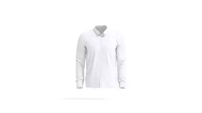 White Dress Shirt - men long sleeve classic shirt