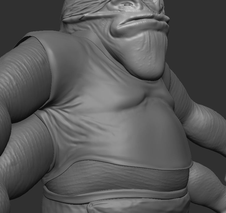 Dexter Jettster  Low-poly 3D model_5