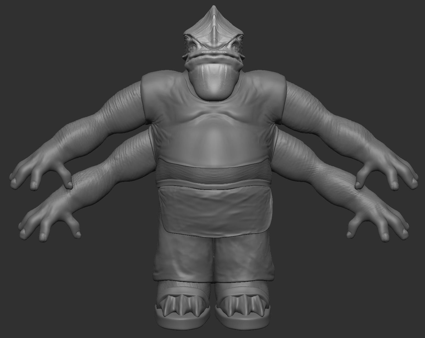 Dexter Jettster  Low-poly 3D model_3