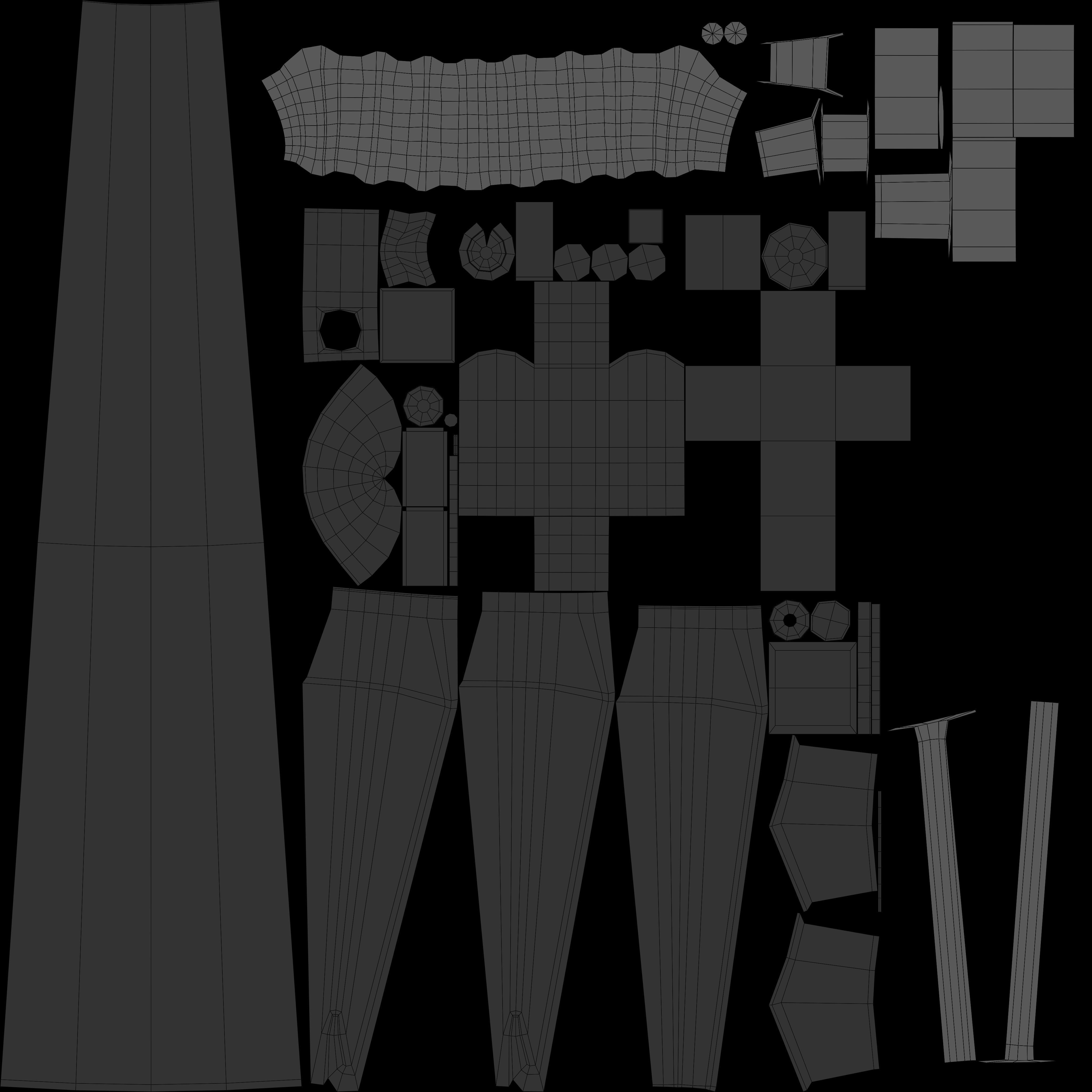 Wind Turbine Animated 3D Model Low-poly 3D model_12