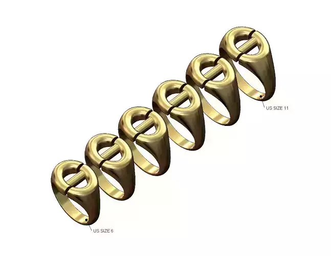 CD fashion brand anchor link signet US sizes 6to11