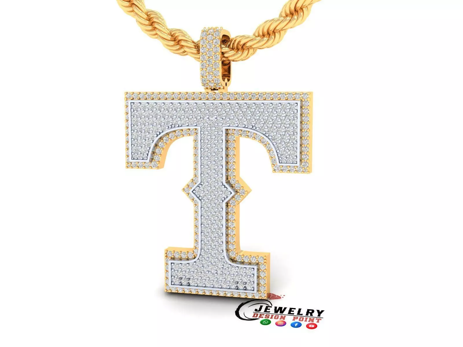 Custom- Texas Rangers Baseball Diamond Pendant Texas Pendant  3D print model_0