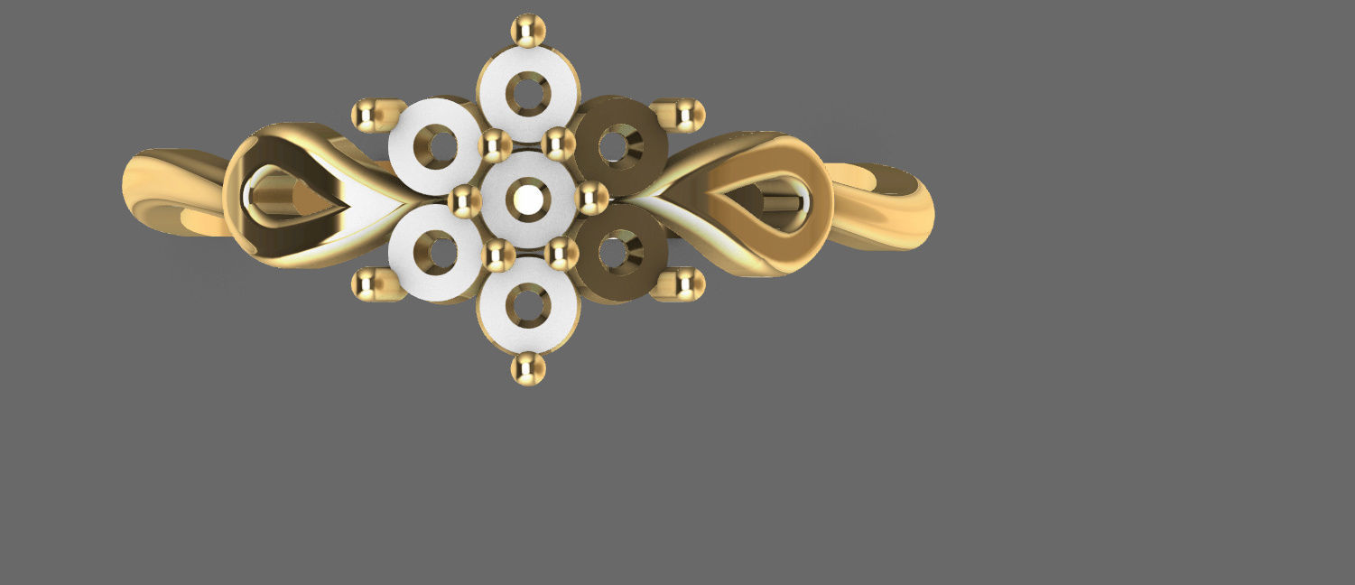 Engatment ring 3D model_7