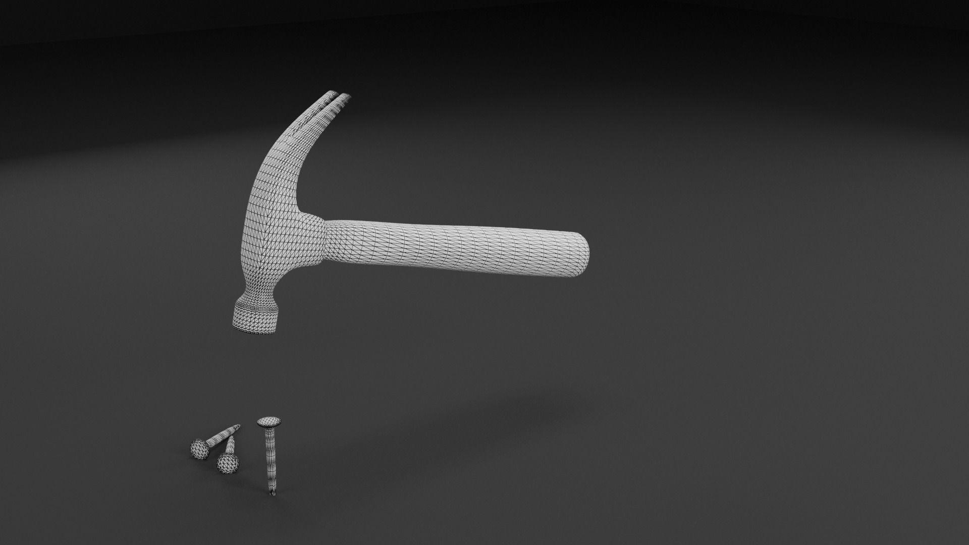 Hammer Animated 3D Model Low-poly 3D model_6