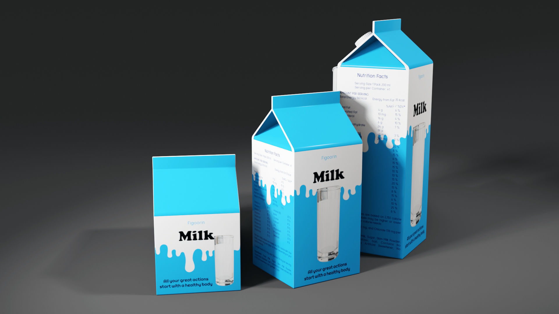 Milk 001 3D model_3