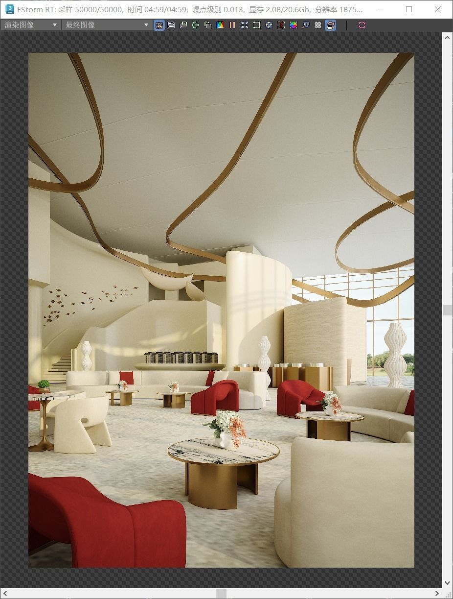 Lobby for fstorm 143d 3D model 3D model_1