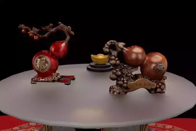 chinese  gourd  3D model