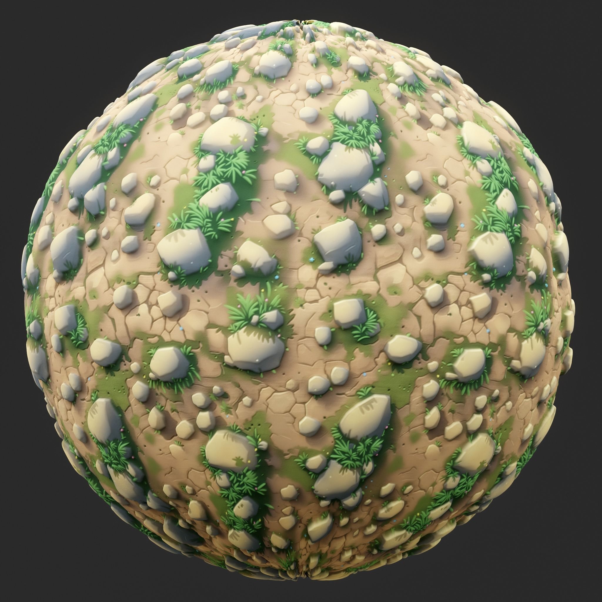 Stylized Ground Seamless Texture Texture_1