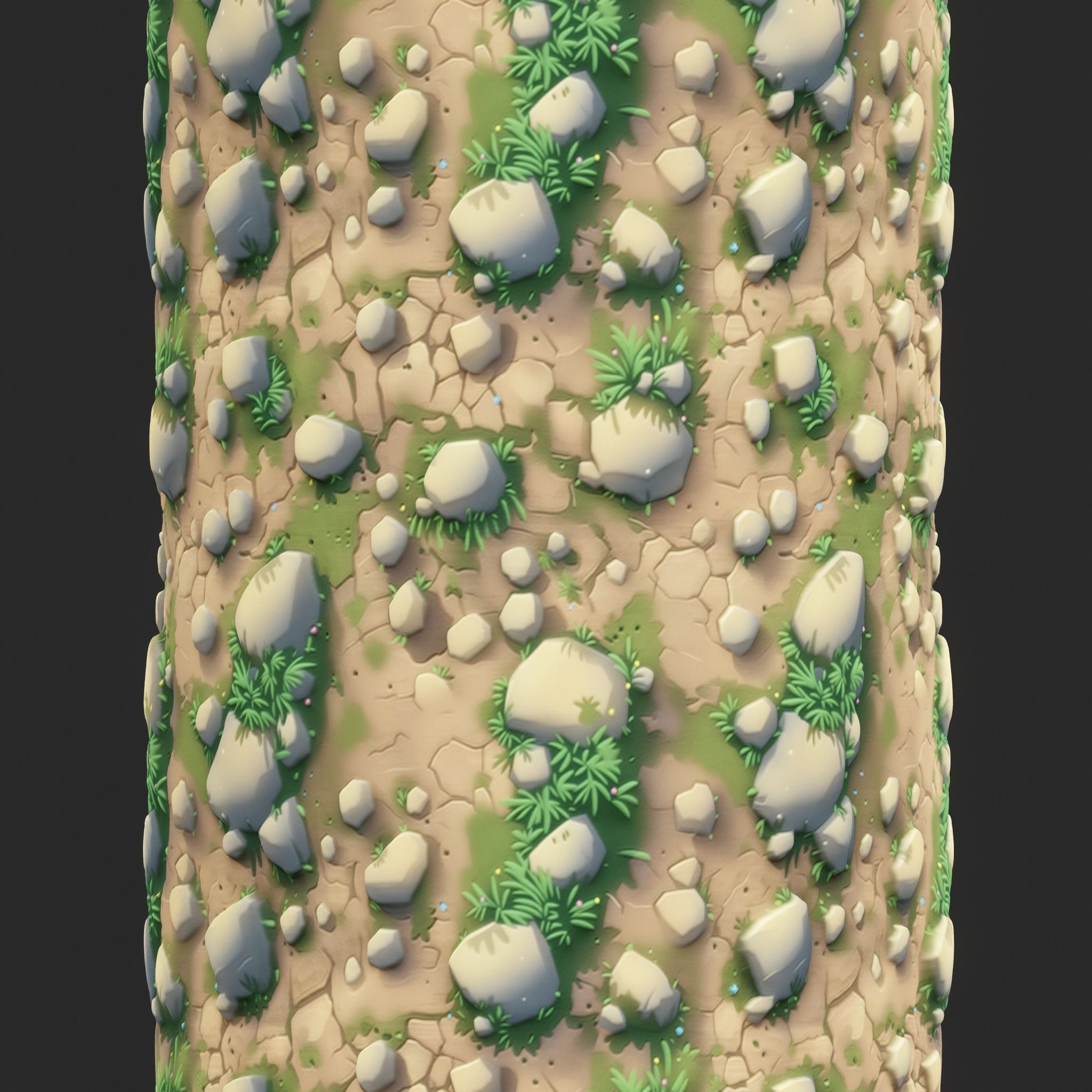Stylized Ground Seamless Texture Texture_3