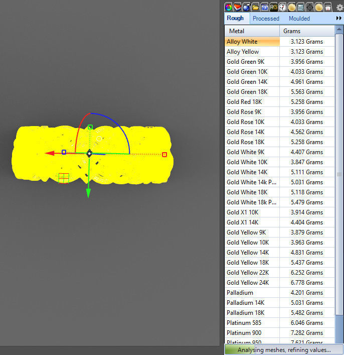 Wedding rings very special 3D model_6