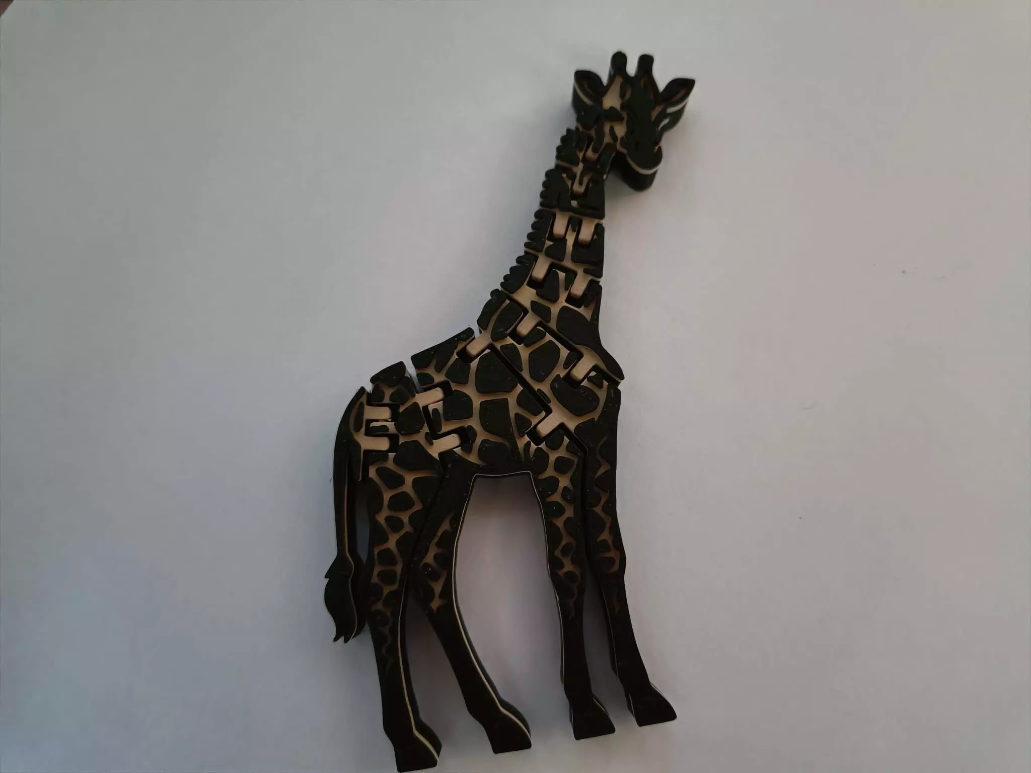 flexi wild giraffe 3D print model_0