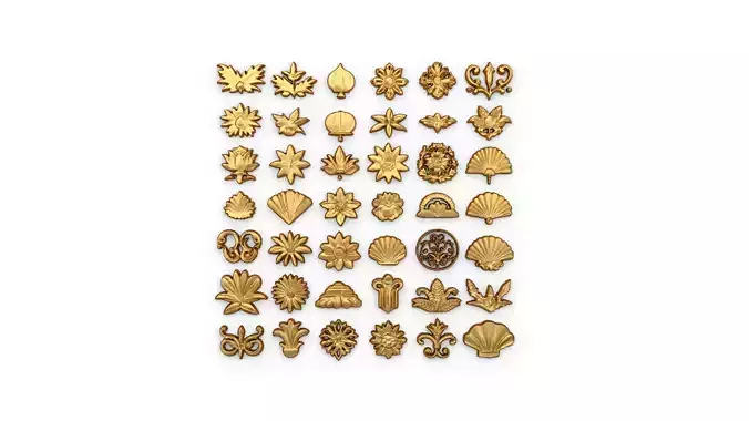 Acanthus Leaves Collection 22