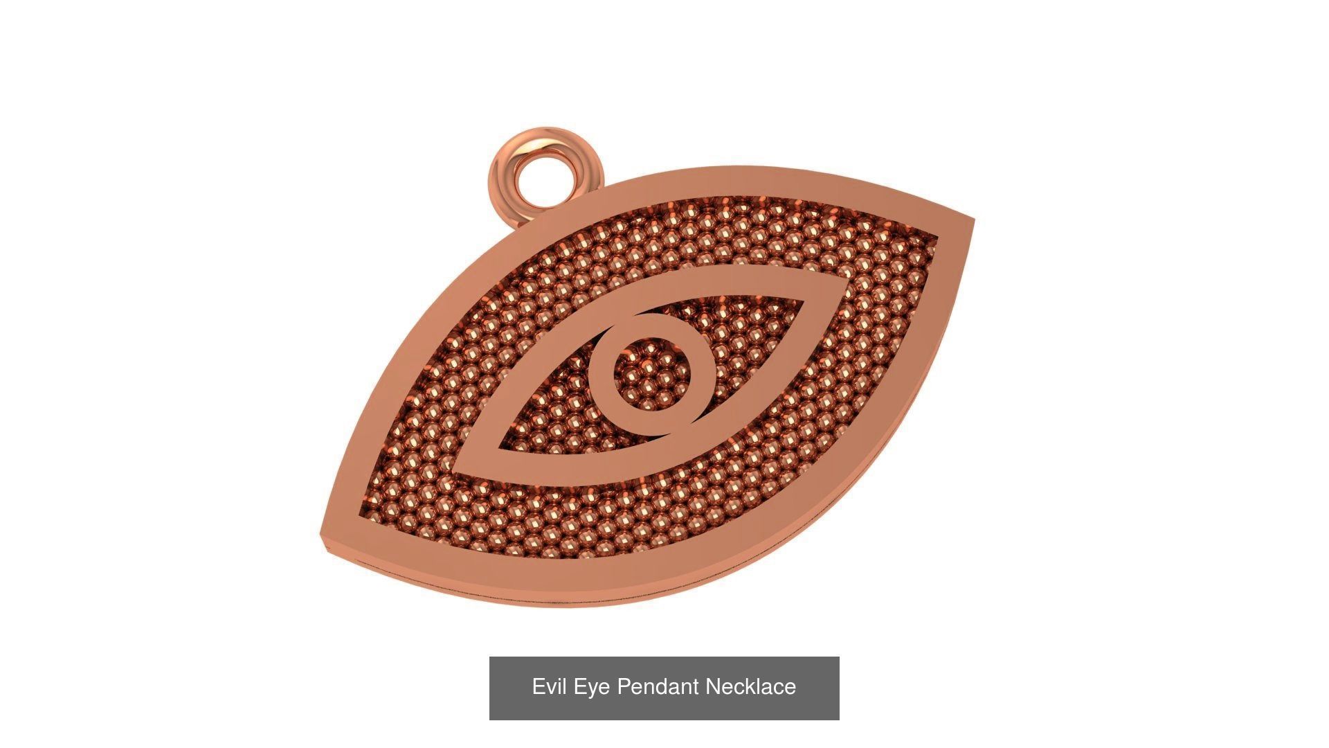 47 Evil Eye High Jewelry Cocktail Ring Earrings Pendant Bracelet 3D Model Collection_35