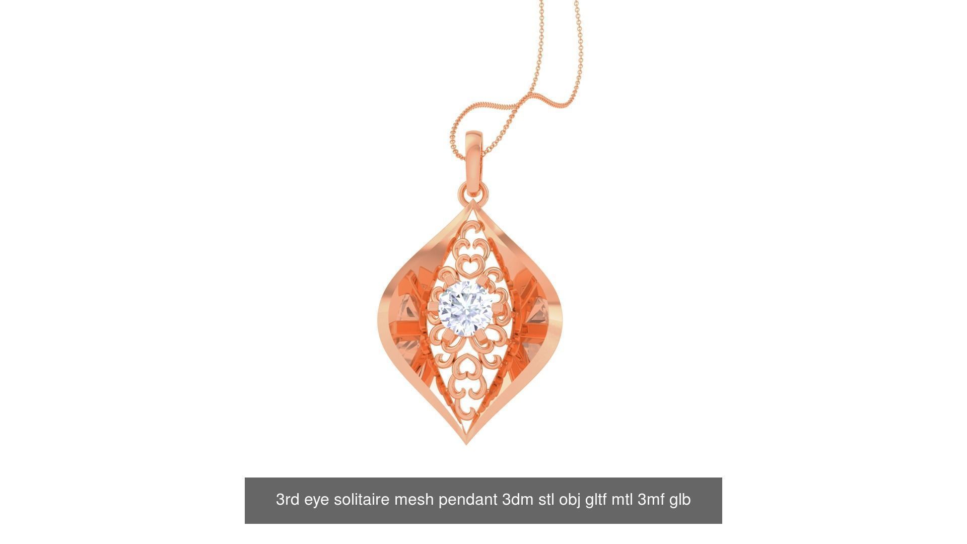 47 Evil Eye High Jewelry Cocktail Ring Earrings Pendant Bracelet 3D Model Collection_26