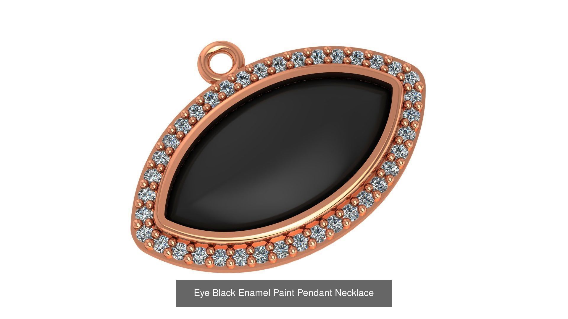 47 Evil Eye High Jewelry Cocktail Ring Earrings Pendant Bracelet 3D Model Collection_41