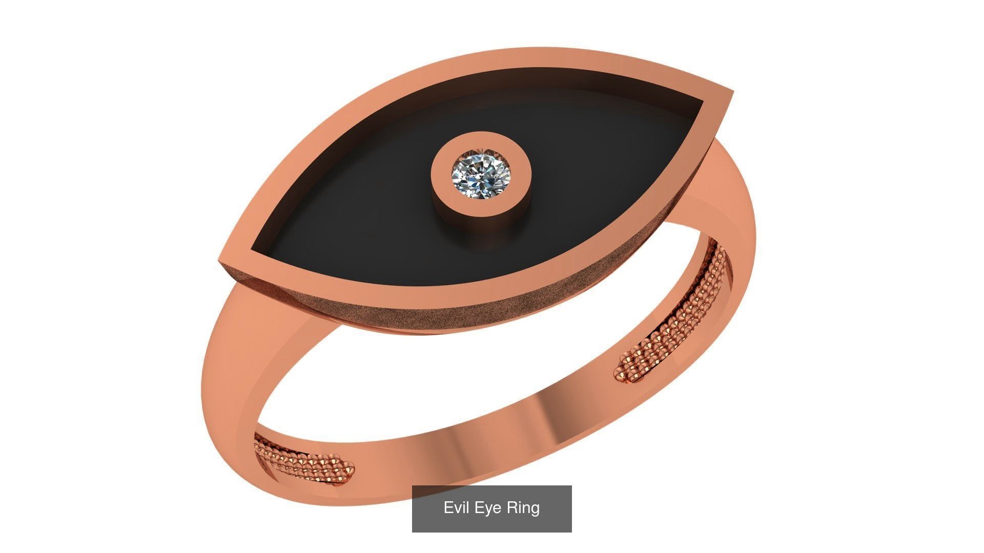 47 Evil Eye High Jewelry Cocktail Ring Earrings Pendant Bracelet 3D Model Collection_5