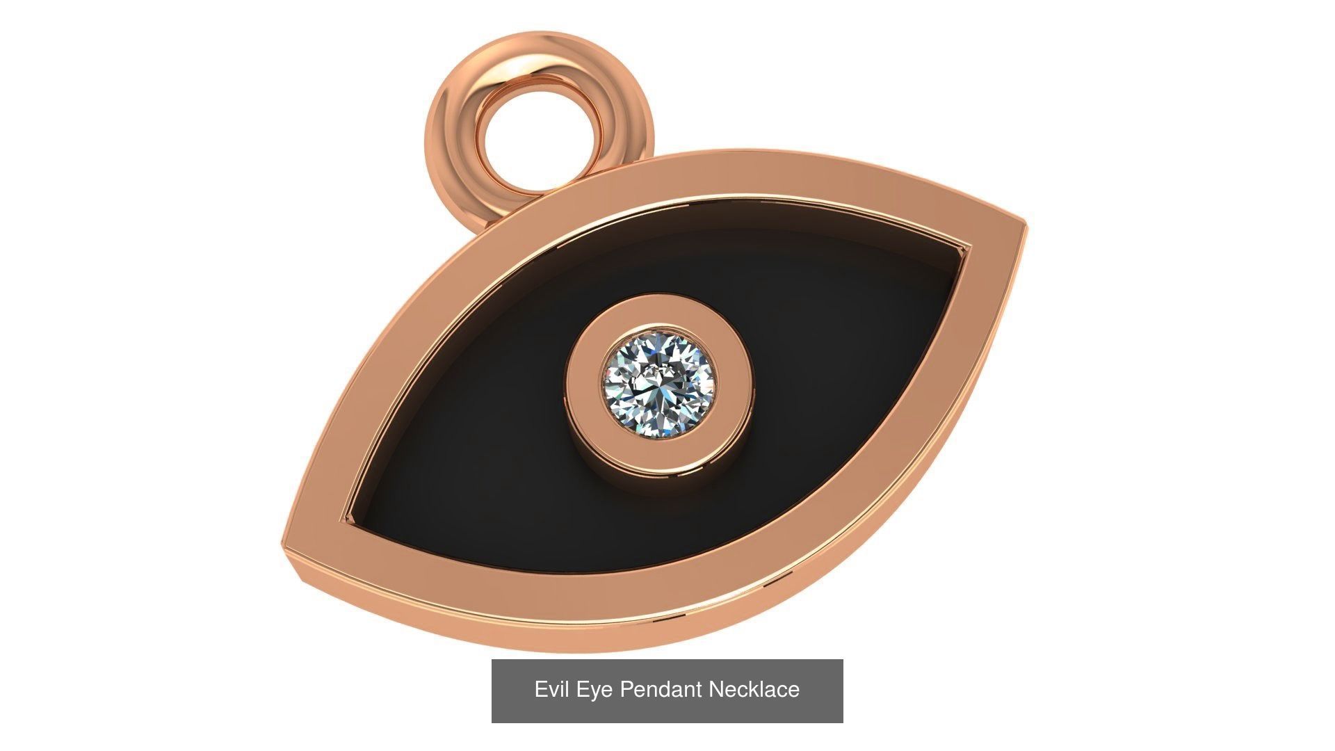 47 Evil Eye High Jewelry Cocktail Ring Earrings Pendant Bracelet 3D Model Collection_3