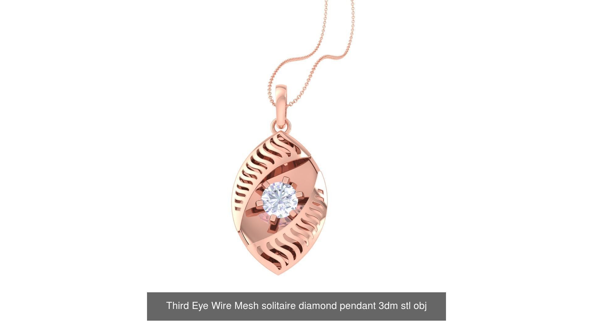 47 Evil Eye High Jewelry Cocktail Ring Earrings Pendant Bracelet 3D Model Collection_24