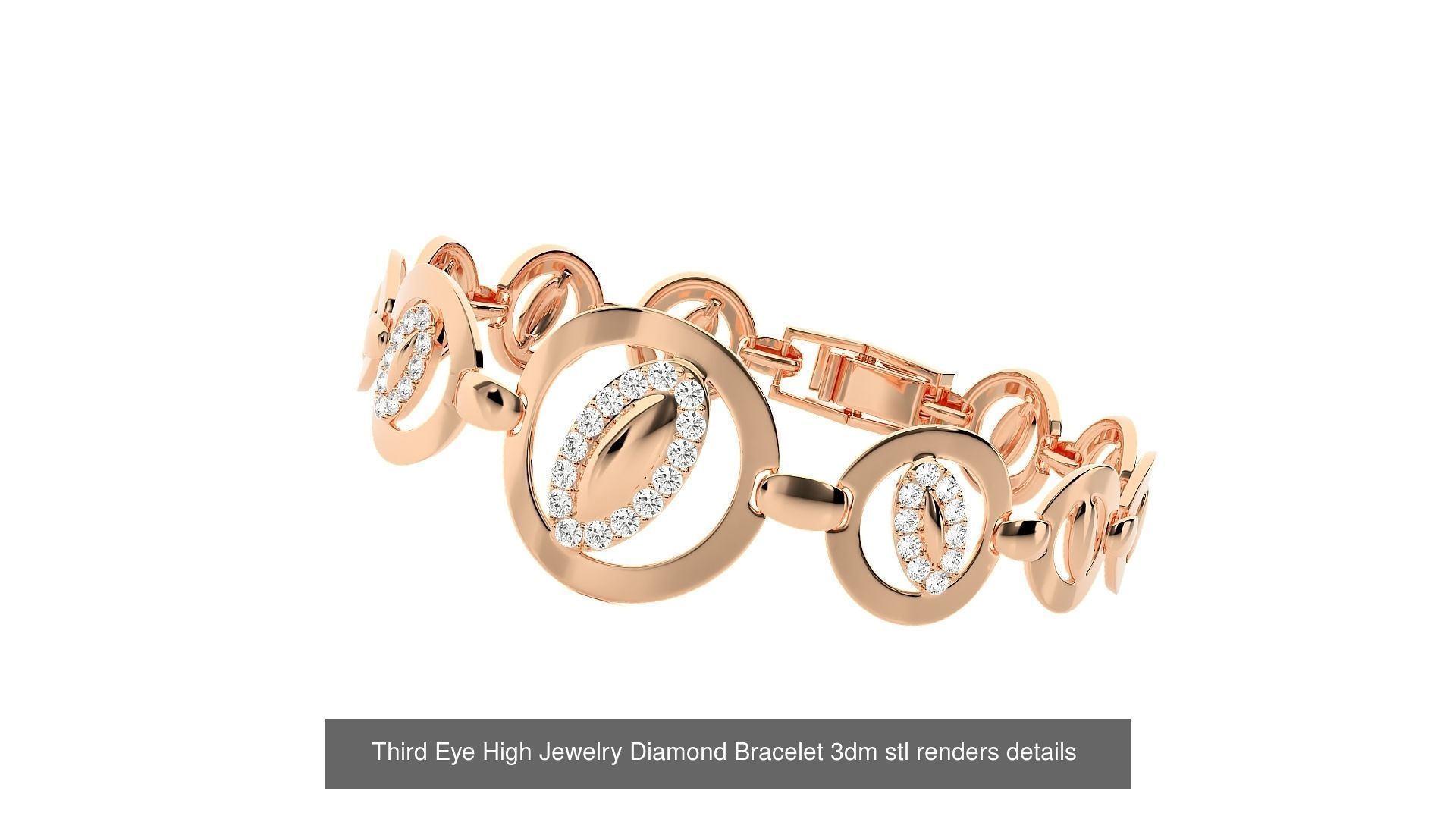 47 Evil Eye High Jewelry Cocktail Ring Earrings Pendant Bracelet 3D Model Collection_10