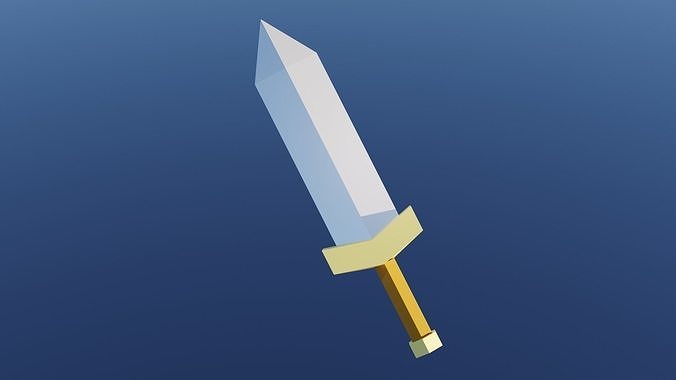 small sword Free 3D model