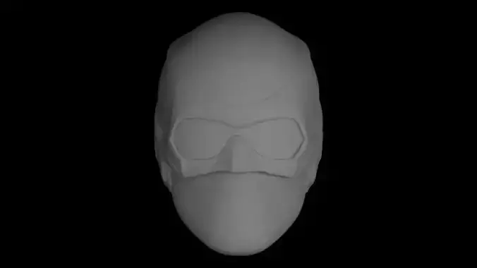 BLACK NOIR HEAD SCULPT 3D print model
