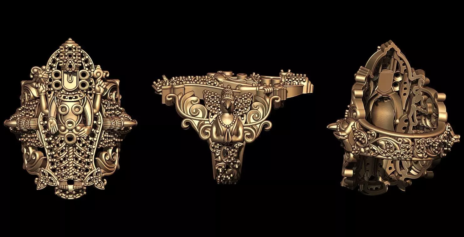 BALAJI RING 3D print model