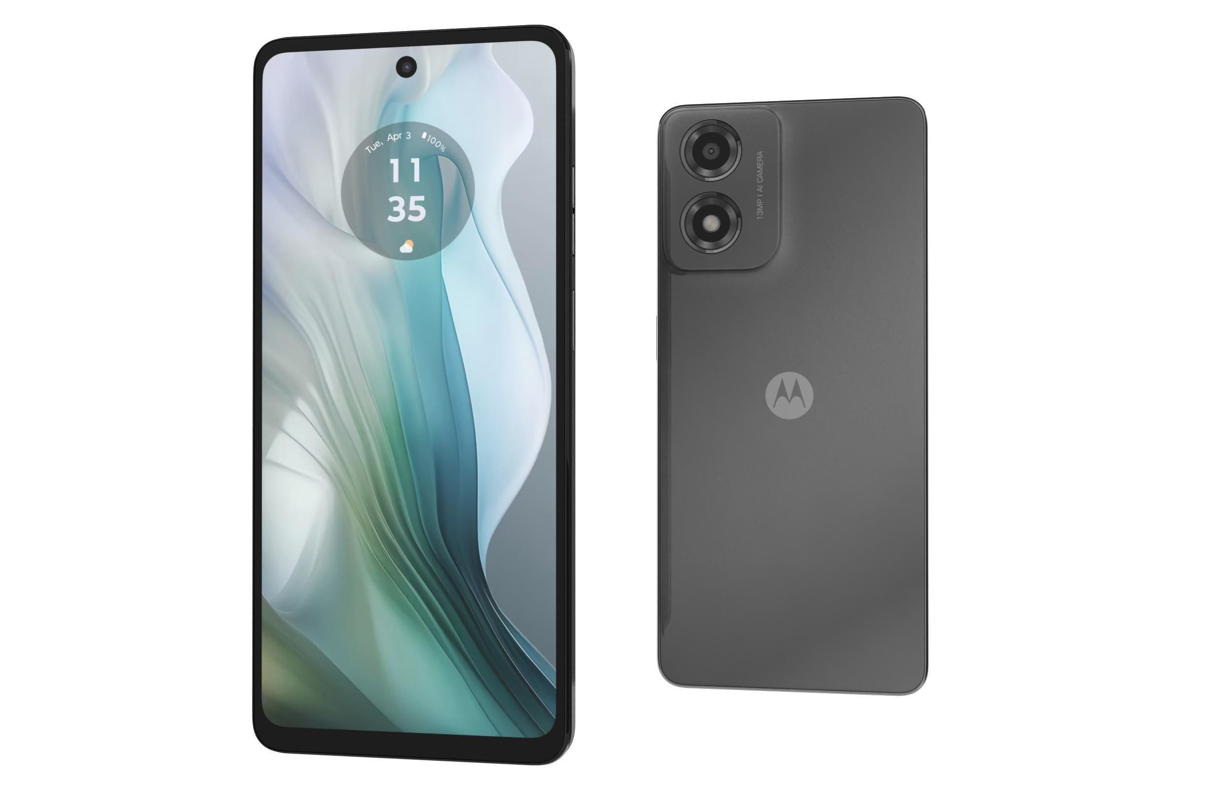 Motorola Moto E14 Graphite Gray 3D model_5