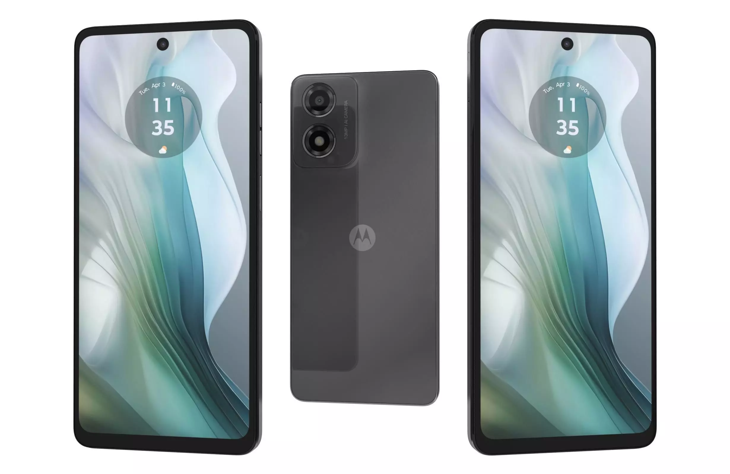 Motorola Moto E14 Graphite Gray 3D model_0