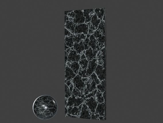 Black Marble Texture PBR Texture Texture_1